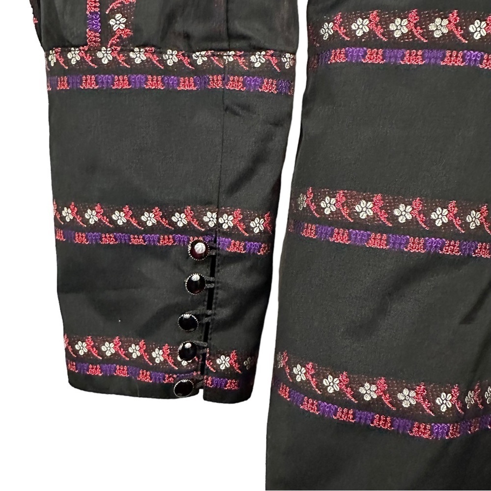 SANDRO Sibel Mock Neck Long Sleeve Dress - Picture 9 of 14